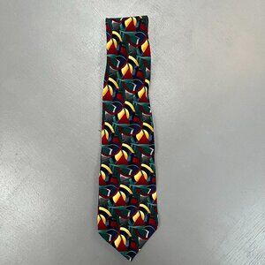 Vintage Jerry Garcia Grateful Dead 100% Silk Men's Neck Tie 60 inches Long